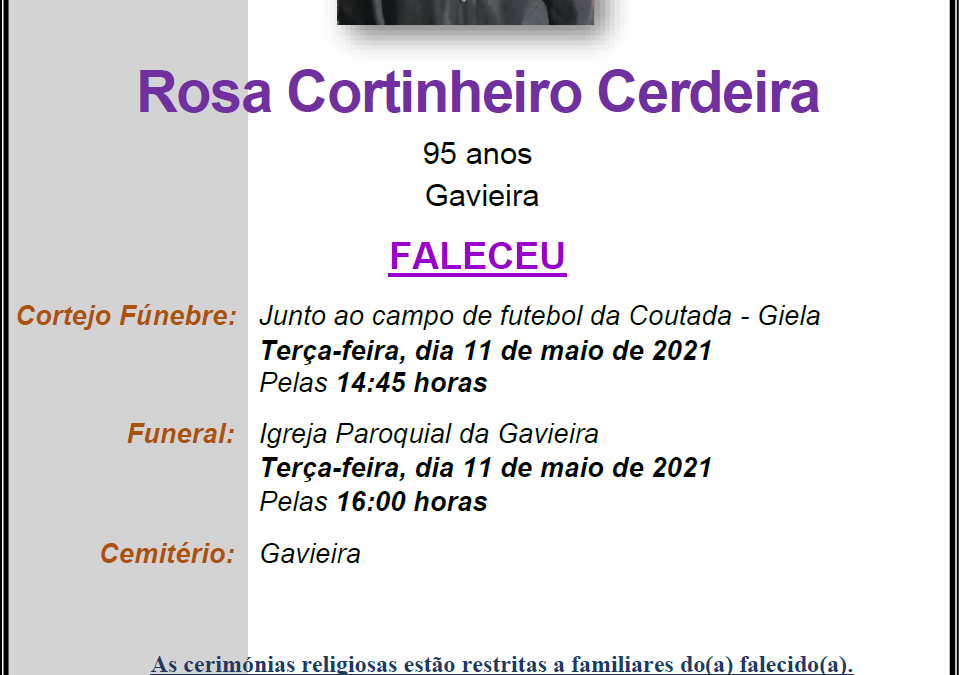 Rosa Cortinheiro Cerdeira